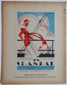 CONSTANCE TALMADGE SCANDAL ORIG VINTAGE SILENT CINEMA ERIC ROHMAN SWEDISH POSTER - Picture 1 of 1