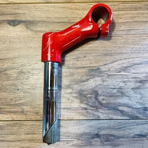 Vintage HL Mountain Bike Forged 2-Bolt Quill Stem 1-inch 25.4 Red - Picture 1 of 8