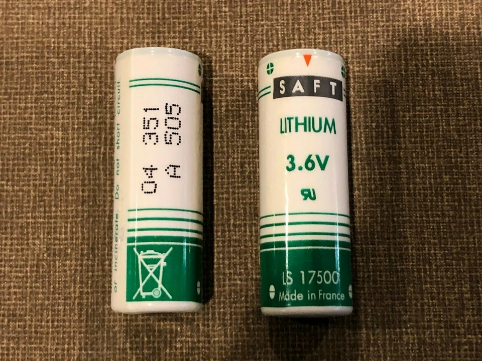 LOT 3.6V SAFT LS 17500 Lithium Li-SOCl2 Battery Cell Size-A - Image 1 of 1