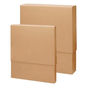 SCATOLE CARTONE IMBALLAGGIO piatte telescopiche 2 onde 80 x 20 cm H da 60 a 100 - Imagen 1 de 1