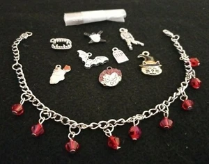 DIY Halloween 8 Charm Bracelet Charms DIY - Picture 1 of 7