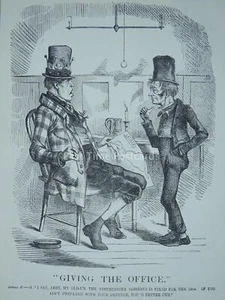 Crimean War GIVING THE OFFICE Original 1854 Victorian Print - Picture 1 of 2