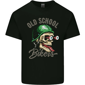 Old School Biker Motorrad Motorrad lustig Herren Baumwolle T-Shirt Top