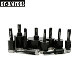 Brocas de núcleo de perforación de diamante de 16 mm-68 mm de granito mármol azulejo sierra multi-bit 2 piezas - Imagen 1 de 20