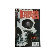 VG+Resurrection Man#1:1st Appearance+LENTICULAR 3D DISK COVER-DC Comics 1997+BAG