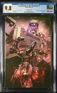 Transformers vs Terminator 1 John Giang Variant CGC 9.8 - Picture 1 of 1