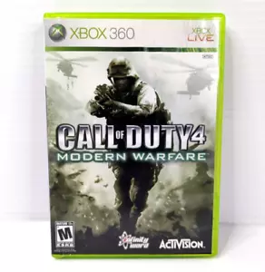 Call Of Duty 4 Modern Warfare (Microsoft Xbox 360) Completo con Manual PROBADO - Imagen 1 de 3