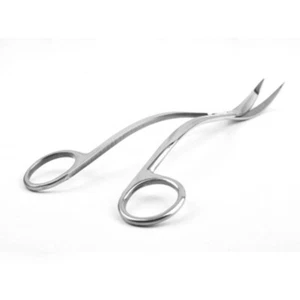 Stainless Scissors Ergonomic Grip Curved Tip Functional Nose Hair Trimmer - Picture 1 of 8