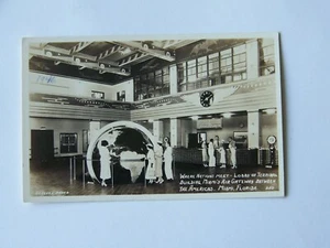 Miami Beach Florida FL Air Gateway Lobby Terminal Edificio RPPC Gerecke Foto - Imagen 1 de 2