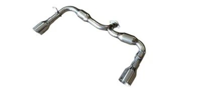 Ajuste Fiat F124 Spider All 17-20 Doble Punta de Escape Eje-Trasero Escape con Resonador Foto 1 de 4