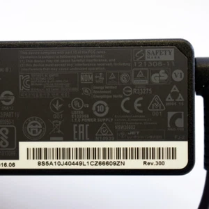 1pc New Genuine Lenovo 65W 20V 3.25A 4.0x1.7mm Tip AC/DC Power Charger Adapter - Afbeelding 1 van 9