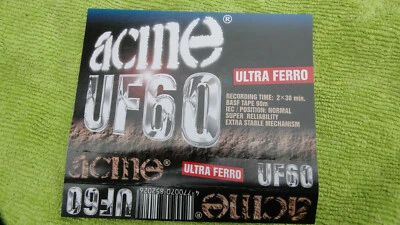RARO CASETE DE AUDIO ACME ULTRA FERRO UF60 VINTAGE Foto 1 de 4