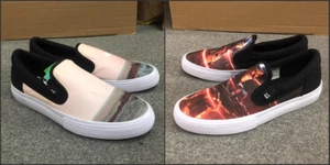 DC Shoes X Star Wars The Mandalorian Collection Manual Zapato de Skate Sin Cordones Lona - Imagen 1 de 10