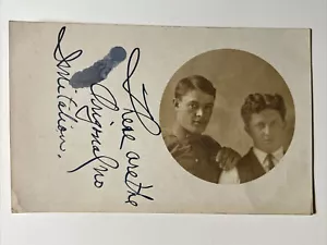 1908 EVEREST KANSAS The ORIGINALS senza imitazione 2 uomini RPPC cartolina fotografica reale - Foto 1 di 6