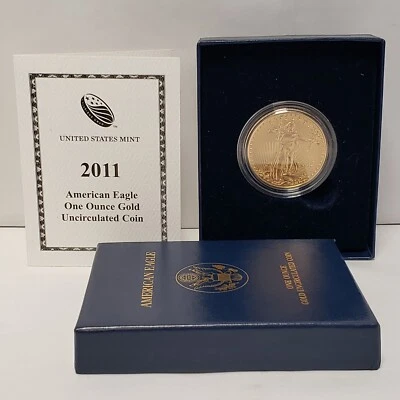 Moeda de ouro American Eagle 2011-W $50 1 oz - polida - Certificado de autenticidade OGP - SKU-G2665 - Imagem 1 de 4