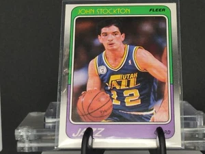 1988-89 Fleer - #115 of 132 John Stockton (RC) NM/EX - Picture 1 of 7