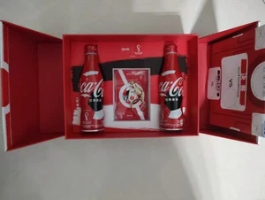 rare 2022 China coca cola World Cup aluminium bottles box set 250ml empty - Picture 1 of 4