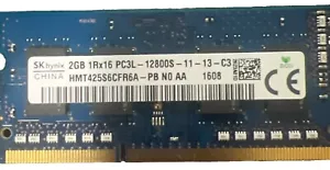 SK Hynix 4GB PC3-12800 DDR3-1600 SODIMM Laptop RAM Tested Working Sold As Is. - Picture 1 of 2