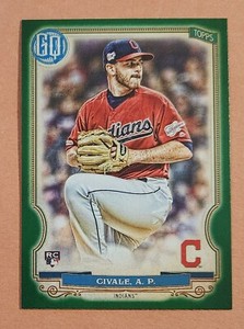 Aaron Civale 2020 Topps Gypsy Queen Green Rookie RC Card #232