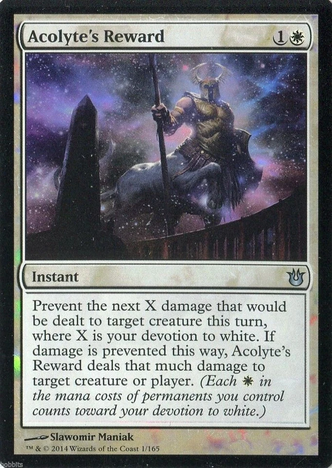 MTG - Born of the Gods - Acolyte's Reward - Foil - NM - Image 1 of 1