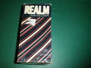 NEW Opened Realm Soap-on-a-rope 7 oz Germaine Monteil Vintage - Picture 1 of 4