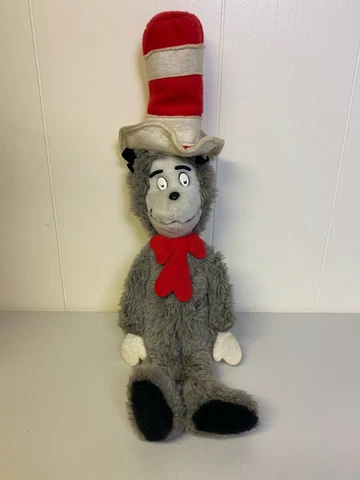 Eden Toys 1979 Vintage Cat and The Hat Stuffed Kids Toy  24 in Cover