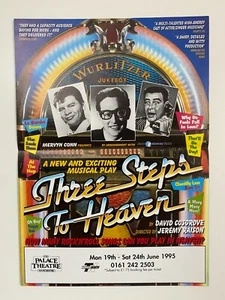 Three Steps To Heaven The Palace Theatre Manchester 1995 Window Poster - GC - Picture 1 of 4
