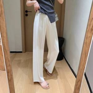 Pantalones informales de una pieza para mujer THE ROW falda cola de pescado elegantes pantalones de pierna ancha - Imagen 1 de 28