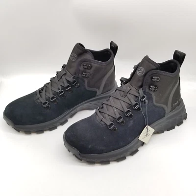 Botas de senderismo callejero resistentes al agua ZeroGrand para hombre Cole Haan talla 7 negras con cordones Foto 1 de 4