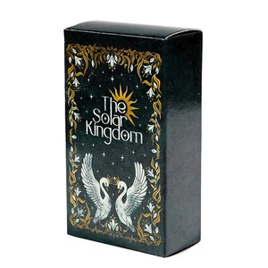 The Solar Kingdom Tarot 78-Cards Tarot Oracle Cards Deck for Party Board Game - Foto 1 di 11