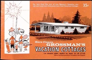 Grossman's Vacation Cottages kit atomico case catalogo Grossman's Quincy IL anni '60 - Foto 1 di 5