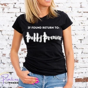 IF FOUND RETURN TO BOBBY BRAZIER T-SHIRT, STRICT, EASTENDERS, Unisex/Lady Fit - Bild 1 von 4