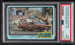 1980 Donruss Dukes of Hazzard The General Lee #24 PSA 9 MINT 12p5