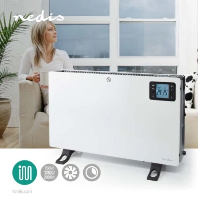 Konvektor Heizung mit LCD Display, Turbo Lüfter, Fernbedienung, 3 Modi, Timer, - Bild 1 von 4