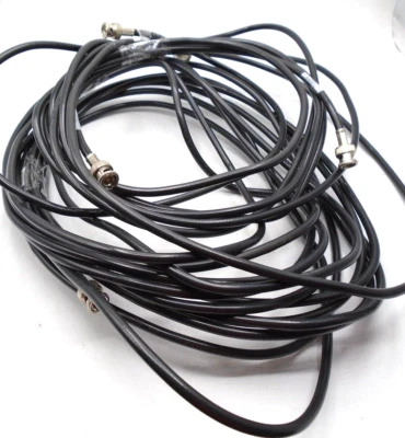 Belden Lot of 5 Video Cable BNC Twist/screw-on 16, 17 Feet Shield Coaxial - Image 1 of 4