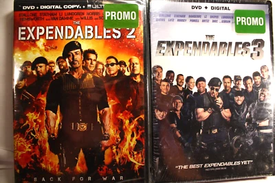 "THE EXPENDABLES 2" "THE EXPENDABLES 3" (2 DVDs) BRAND NEW  Widescreen Ship Free - Image 1 of 4