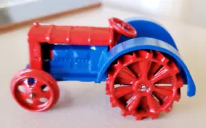 Rare Genuine 1930s Meccano Dinky 22e Pre War Tractor Code3 Blue and Red - Picture 1 of 19