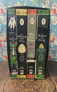 Box Set Lord Of The Rings The Hobbit 1997 Ted Smart Tolkien Paperback Books - Picture 1 of 12
