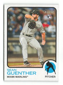 2022 Topps Heritage Sean Guenther Rookie #622  RC Miami Marlins Baseball Card