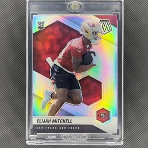 ELIJAH MITCHELL RC 2021 Panini Mosaic #376 Silver Holo PRIZM 49ERS INVEST - Picture 1 of 2