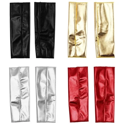 Unisex Erwachsene Kurze Handschuhe Langlebig Patentlederhandschuhe 1Paar Trendy - Bild 1 von 3