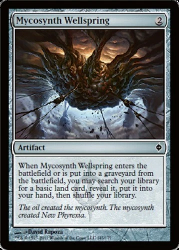 MTG - Mycosynth Wellspring - New Phyrexia - NM, English Magic FLAT RATE SHIP - Image 1 of 1