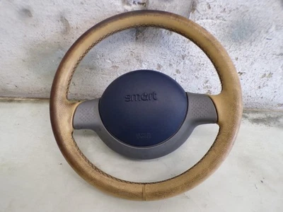 Lenkrad Smart ForTwo 450 MC01 Limited beige blau 0001296V005  "517A07" - Bild 1 von 4