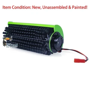 LESU 1/14 Métal RC Hydraulique Skid Steer Loaders Métal Brosse Nettoyeur Balayeuse - Photo 1/5