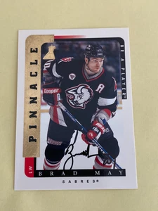 1996-97 BE A PLAYER BRAD MAY - Picture 1 of 3