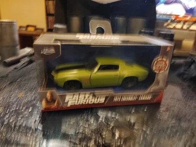 Fast and Furious Dom's 1973 Chevrolet Camaro F-bomb Jada Diecast Car 5" 1/32 - Image 1 of 4