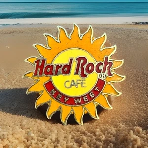 KEY WEST FLORIDA 🎸 Hard Rock Cafe SUNBURST Guitar Pin Collector’s Great Gift - Bild 1 von 3