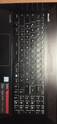 MSI GT72S-6QE MS1782 DOMINATOR PRO G Palmrest Upper Case, Keyboard, Touchpad - Image 1 of 3