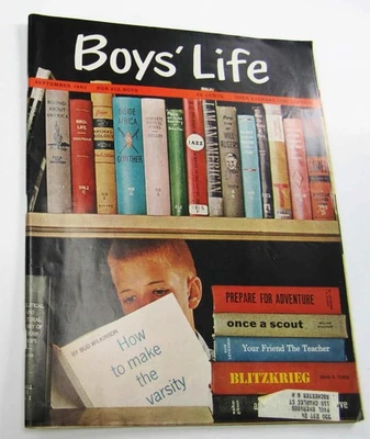 Boys Life Magazine 1963 September Fine+ Grade Vintage 1960s 7-Up Ad On Back NICE - Image 1 of 2