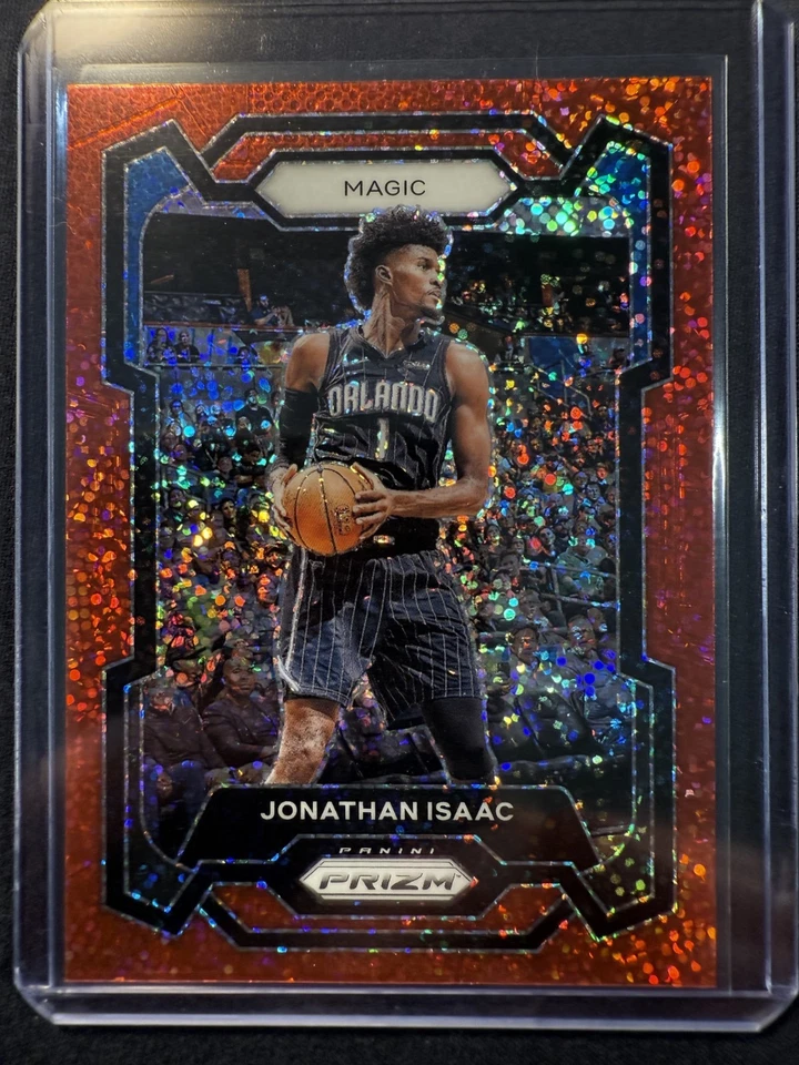 2023 Panini Prizm #288 Red Sparkle Prizm Jonathon Isaac Orlando Magic - Image 1 of 1